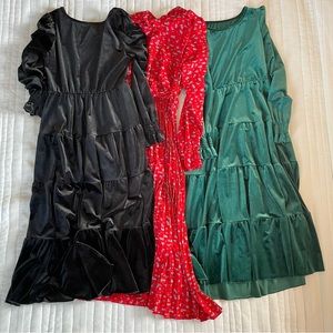 Bundle of 3 Dresses size small